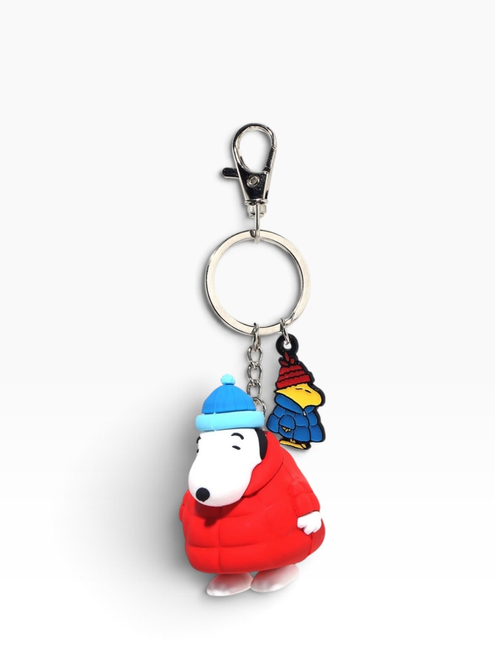 Peanuts Snoopy Puffer Jacket Multi-Charm Keychain Bag charm